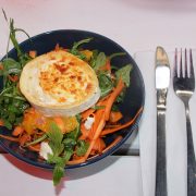 Lo-Jo's Social Grilled Carrot Salad with Goat Cheese