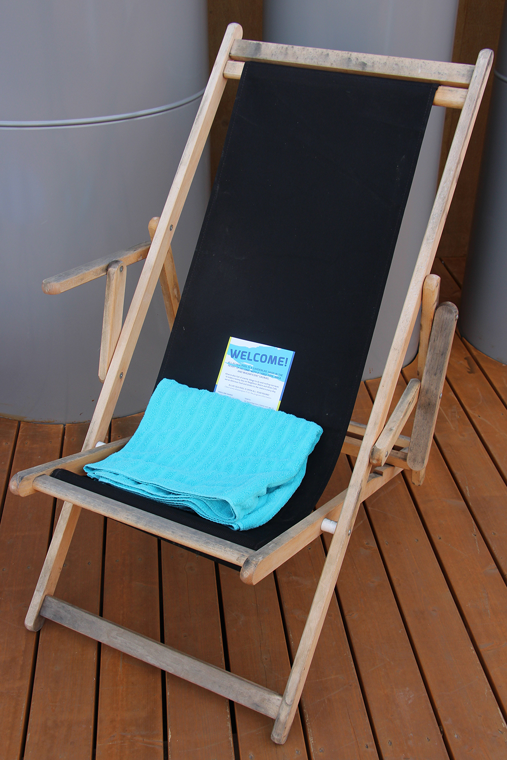 Lounge Chair at the Allas Sea Pool