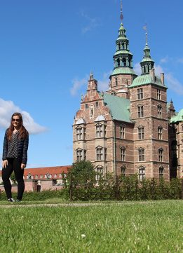 Outside the Rosenborg Castle