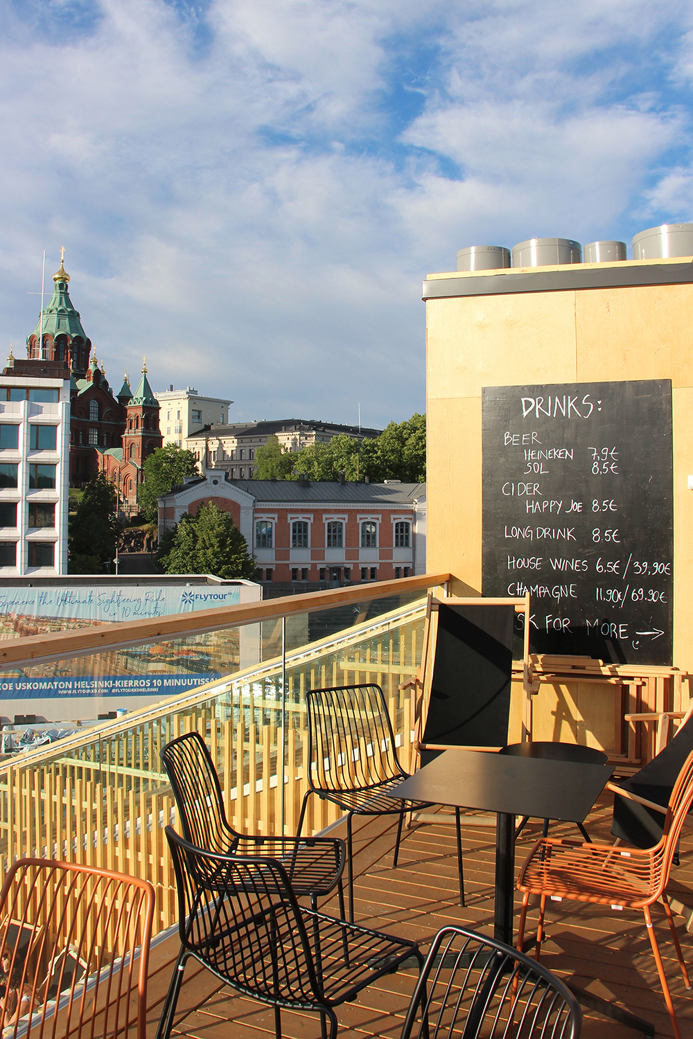 Rooftop Bar at the Allas Sea Pool