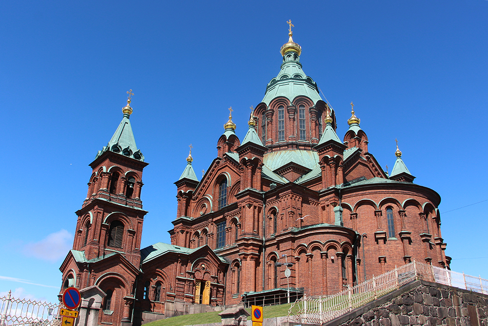 The Uspenski Cathedral in Kanavakatu, Helsinki