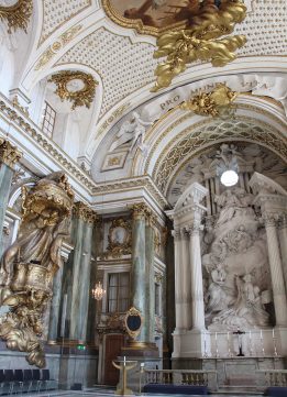 Alter to the Slottskyrkan Royal Chapel at the Royal Palace in Stockholm