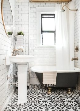 Pinterest Favorites Bathroom Makeover with Claw Foot Tub