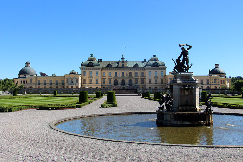 Drottningholm Palace from the Gardens