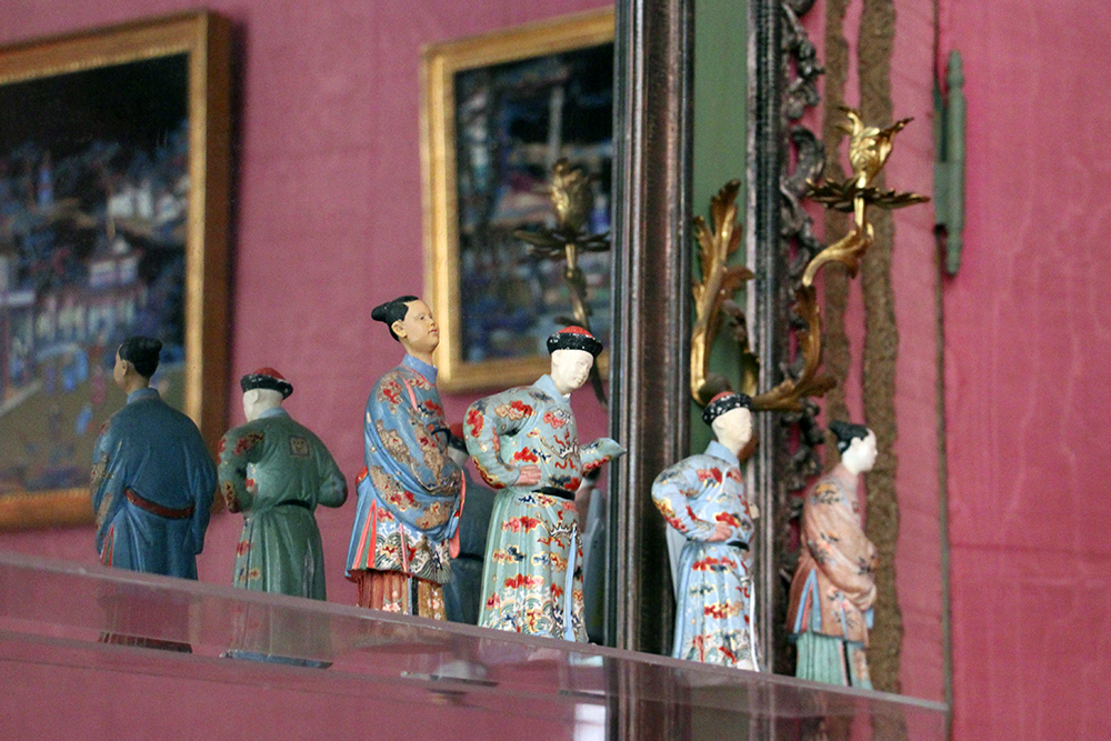 Figurines at The Chinese Pavilion at Drottningholm Palace
