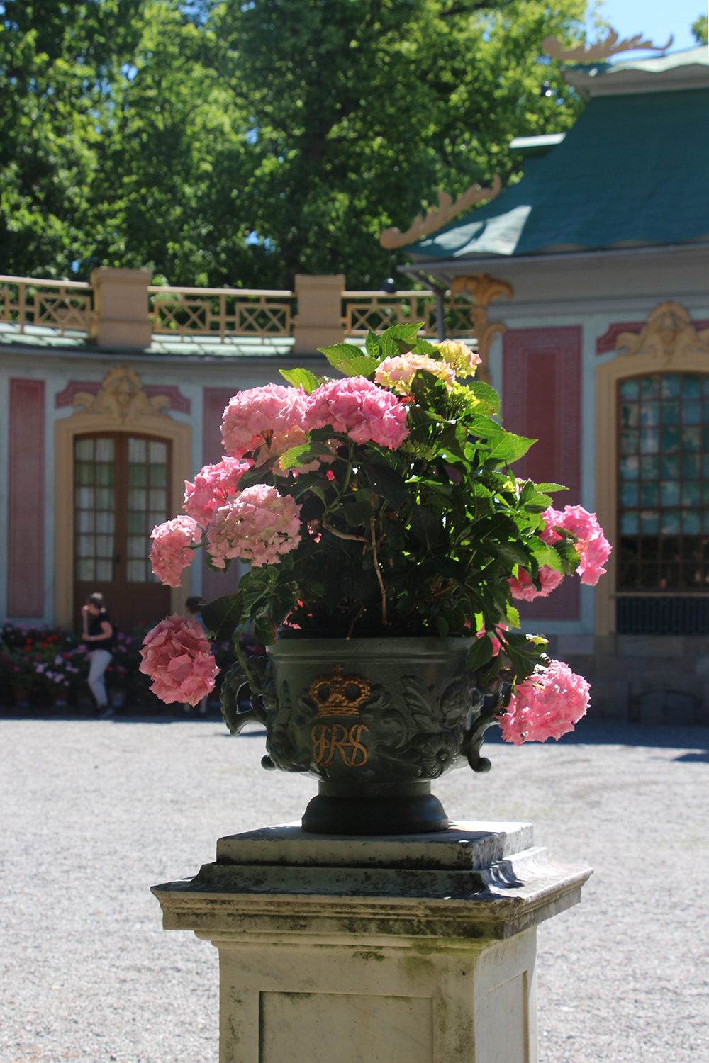 Flowers at The Chinese Pavilion at Drottningholm Palace