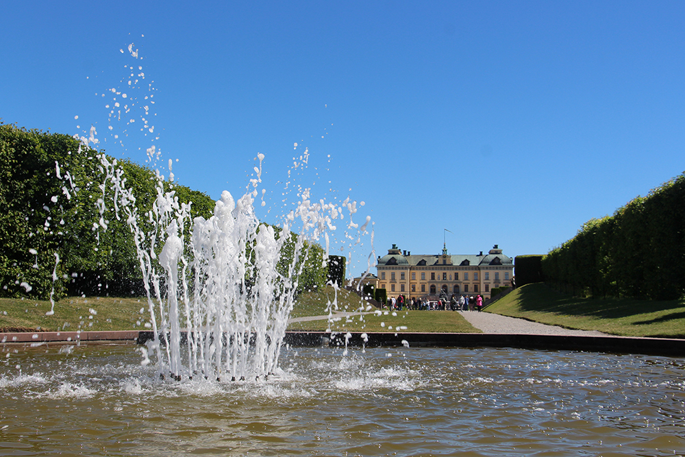 Fountains at Drottningholm Palace