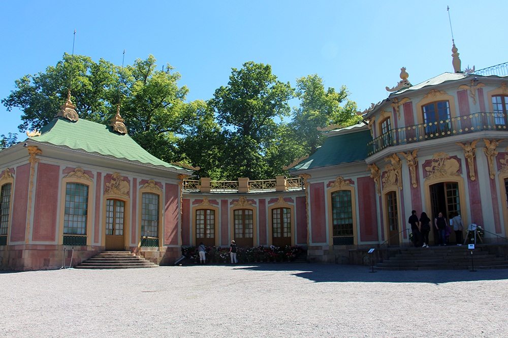 Front of the The Chinese Pavilion at Drottningholm Palace