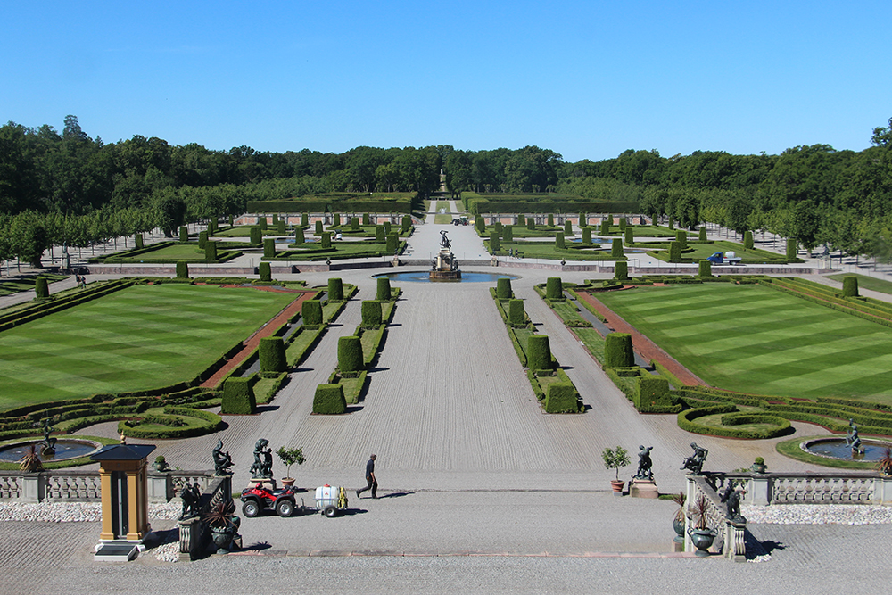 Gardens from Inside Drottningholm Palace