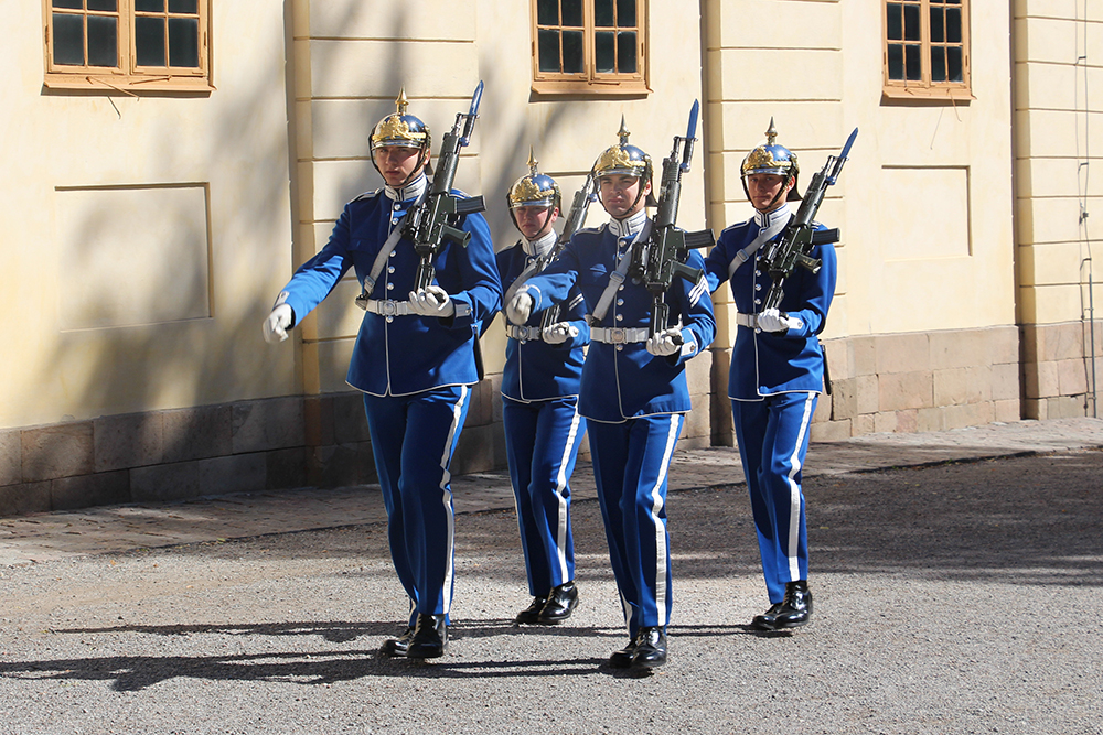 Guards at Drottningholm Palace
