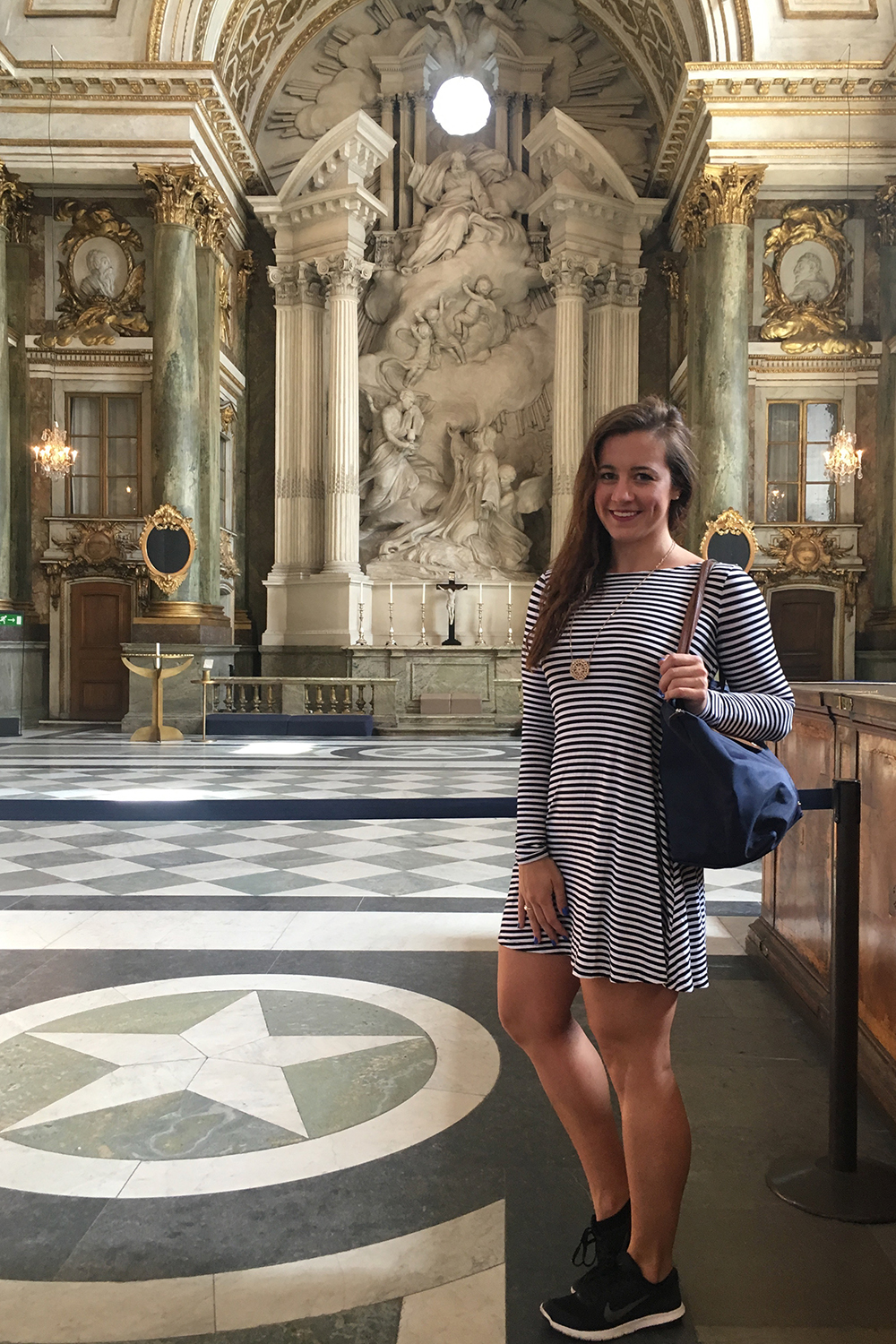In the Slottskyrkan Royal Chapel at the Royal Palace in Stockholm