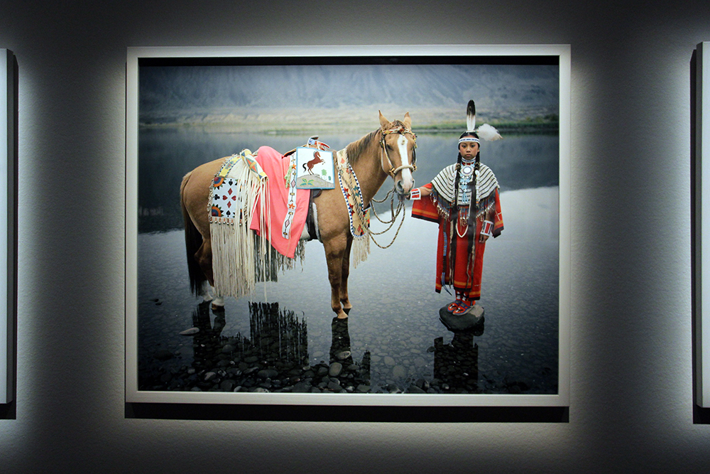 Native American Photo from the Horse Exhibit at Fotografiska