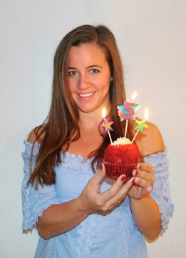 Sparkles and Shoes 5th Birthday Cupcake Lit