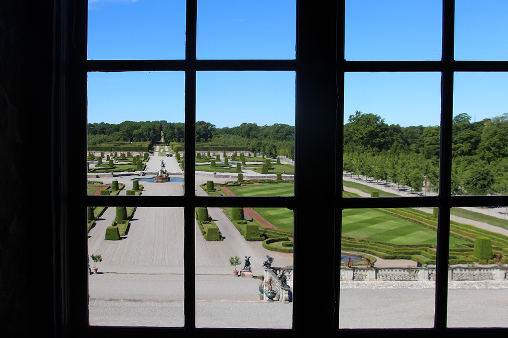 View out the Window at the Drottningholm Palace