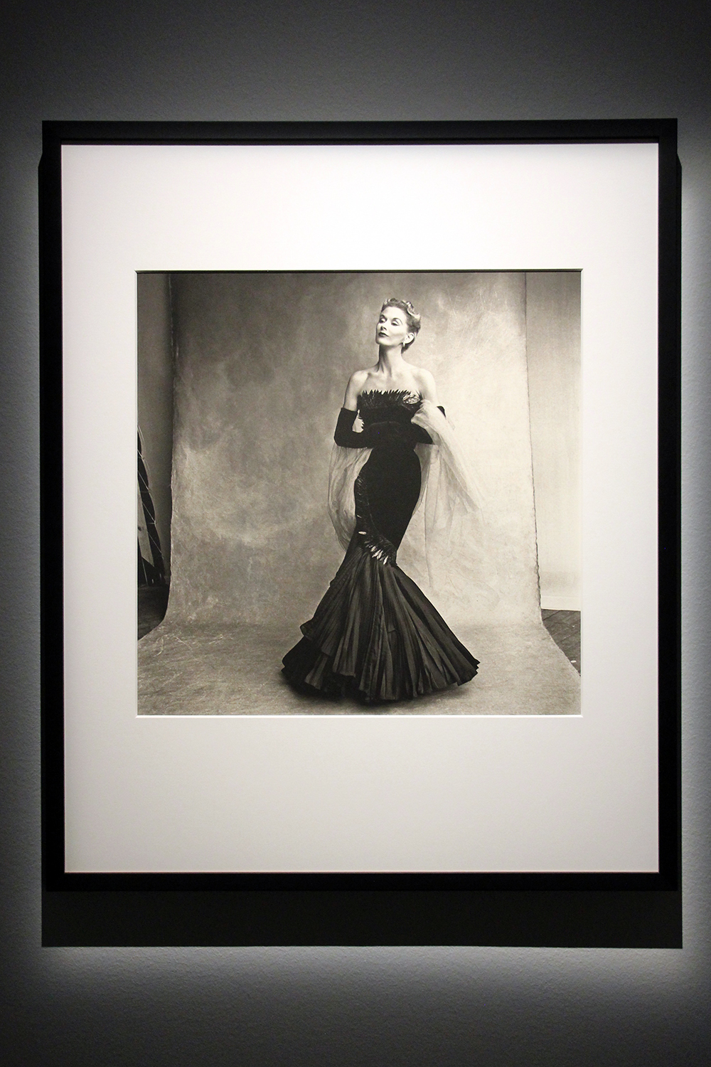 Vogue Rochas Mermaid Dress by Irving Penn at the Fotografiska Museum in Stockholm