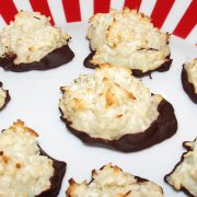 Finished Classic Macaroons with Chocolate