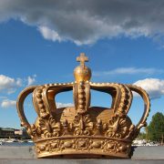 Second Crown on Skeppsholmsbron Bridge in Stockholm