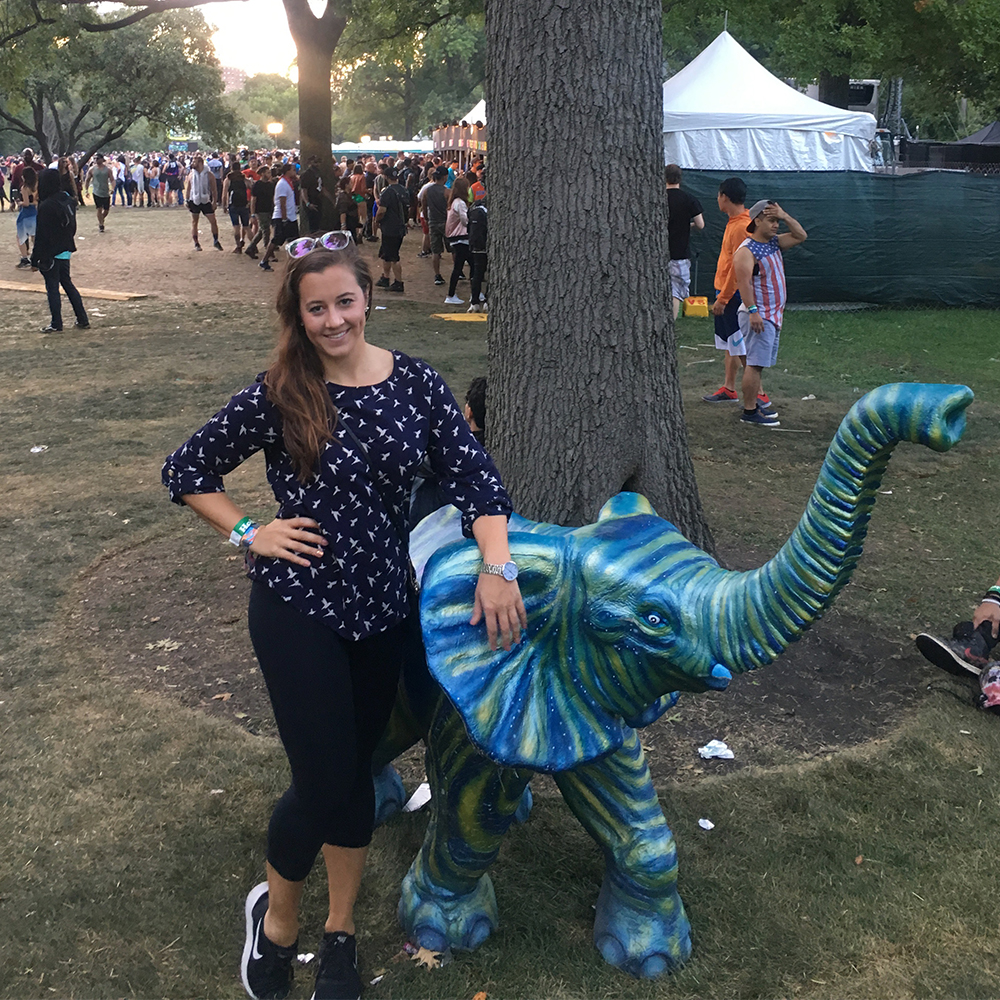 With Elephant on Day Three of Electric Zoo