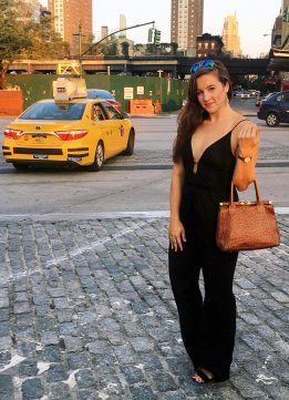 YFB Black Jumpsuit at NYFW