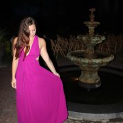 Charleston Postcards - Charleston Wedding in Jill Jill Stuart V Neck Gown in Viola