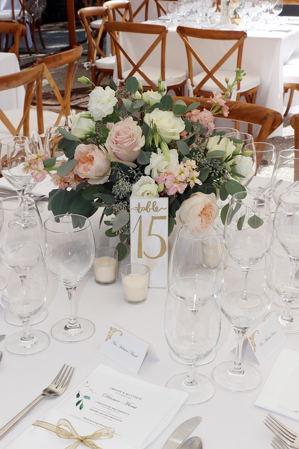 Charleston Wedding Weekend - Place Settings