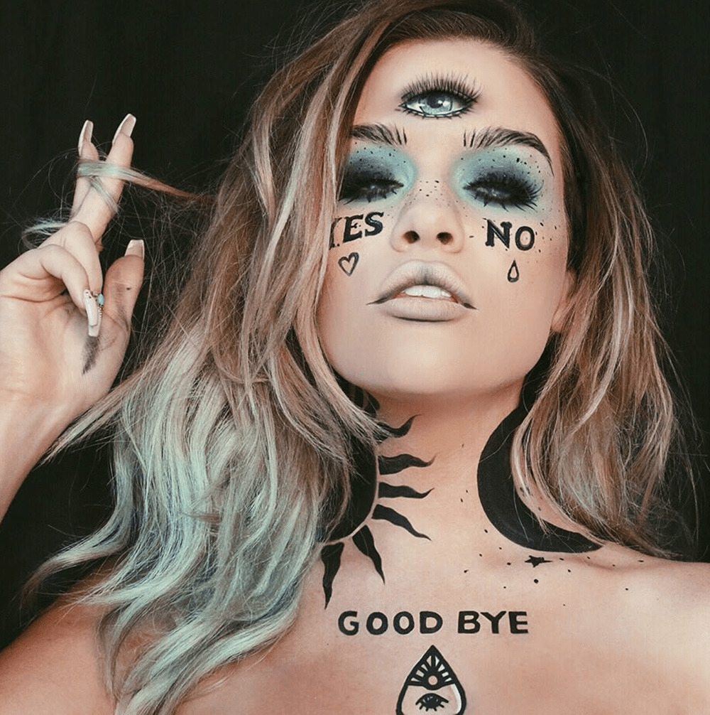 Halloween Makeup - Ouija Board | ssssamanthaa