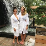 Kelly and Samantha at the Sojo Spa Club