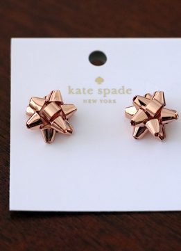 Kate Spade Holiday Bourgeois Bow Studs