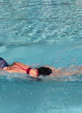 Kelly Swimming Freestyle in Florida