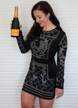 Miss Ord Long Sleeve New Years Eve Dress