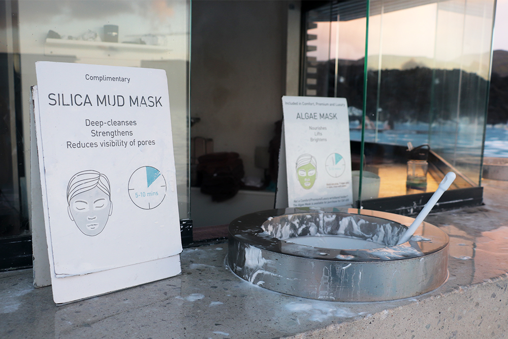 Mud Masks at the Blue Lagoon