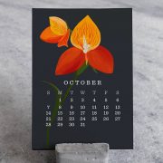 2018 Calendars - Orchid 2018 Desk Calendars