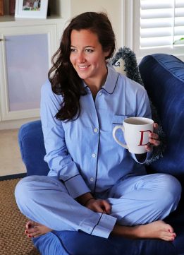 Cozy Pajama Sets J.Crew Vintage Pajamas in Hydrangea