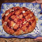 Finished Cranberry Brie Pull-Apart Bread