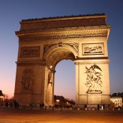 Postcards from Paris - Arc de Triomphe at Dusk