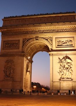 Postcards from Paris - Arc de Triomphe at Dusk