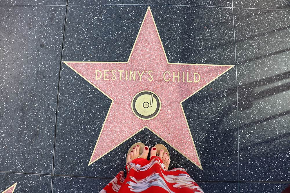 LA Longweekend - Destinys Child Star on the Hollywood Walk of Fame