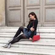 Navy Pleats in Paris 01