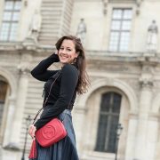 Navy Pleats in Paris 04