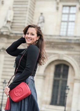 Navy Pleats in Paris 04