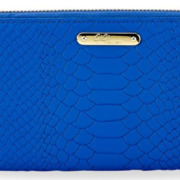 Zip Around Wallet - GiGi New York Zip Around Wallet in Cobalt