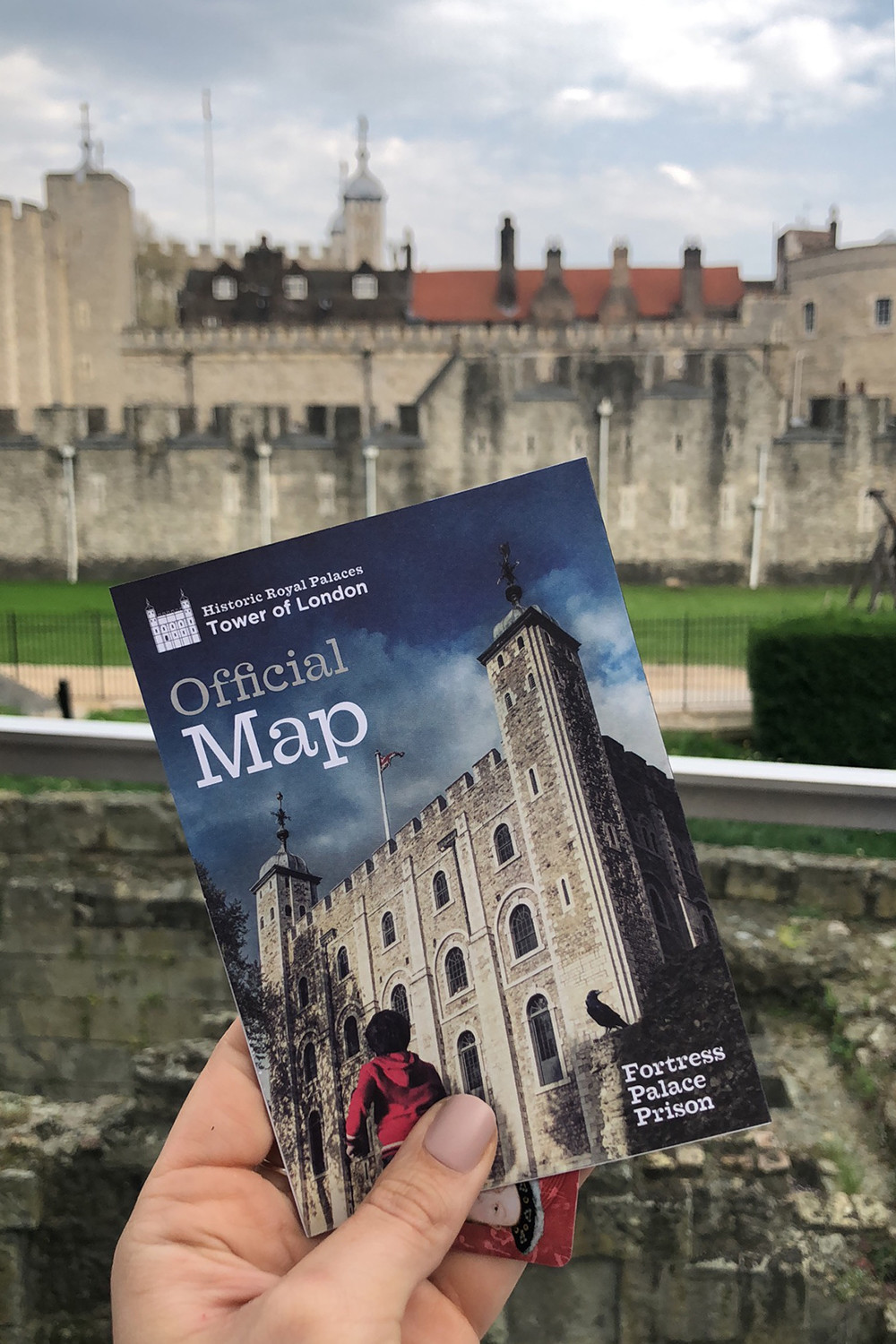 London Tourist Weekend - Map at the Tower of London