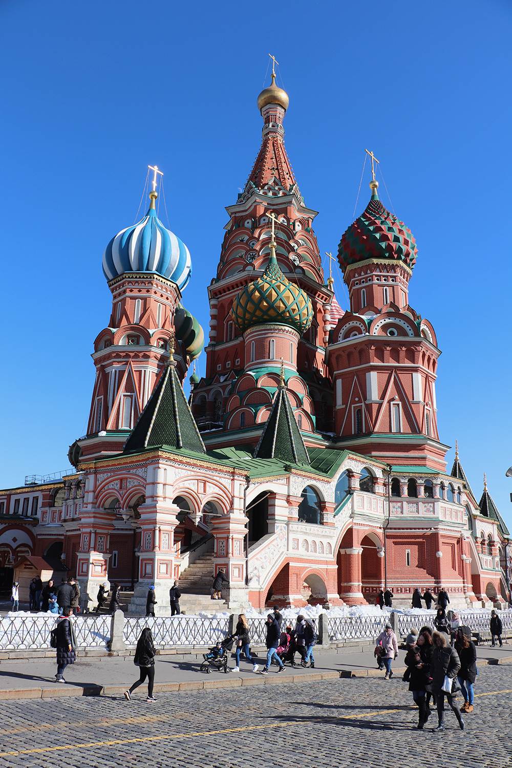 St Basils Cathedral in Red Square in Moscow