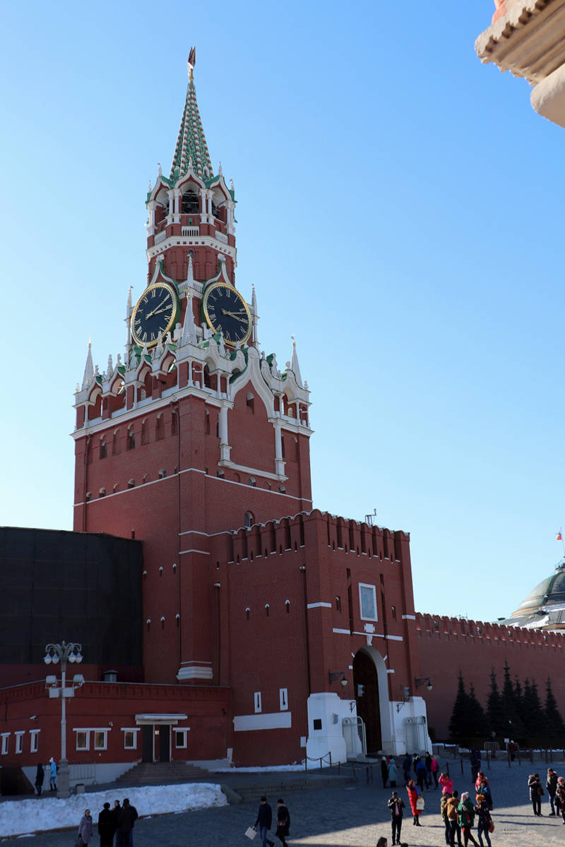The Spasskaya Tower in Red Square