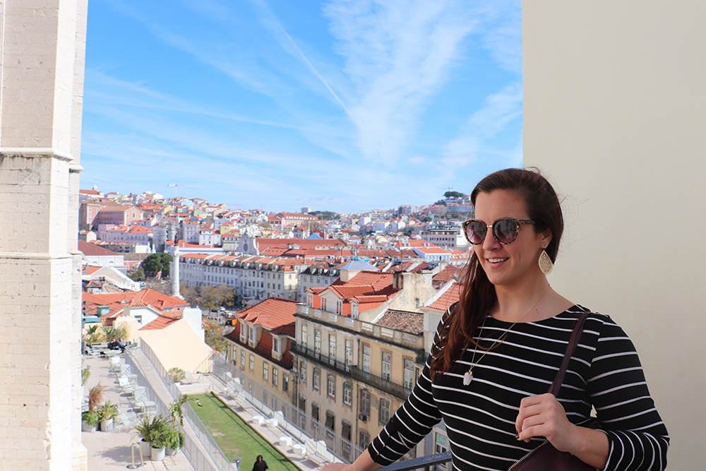 What to Do in Lisbon - View from the Santa Justa Elevator