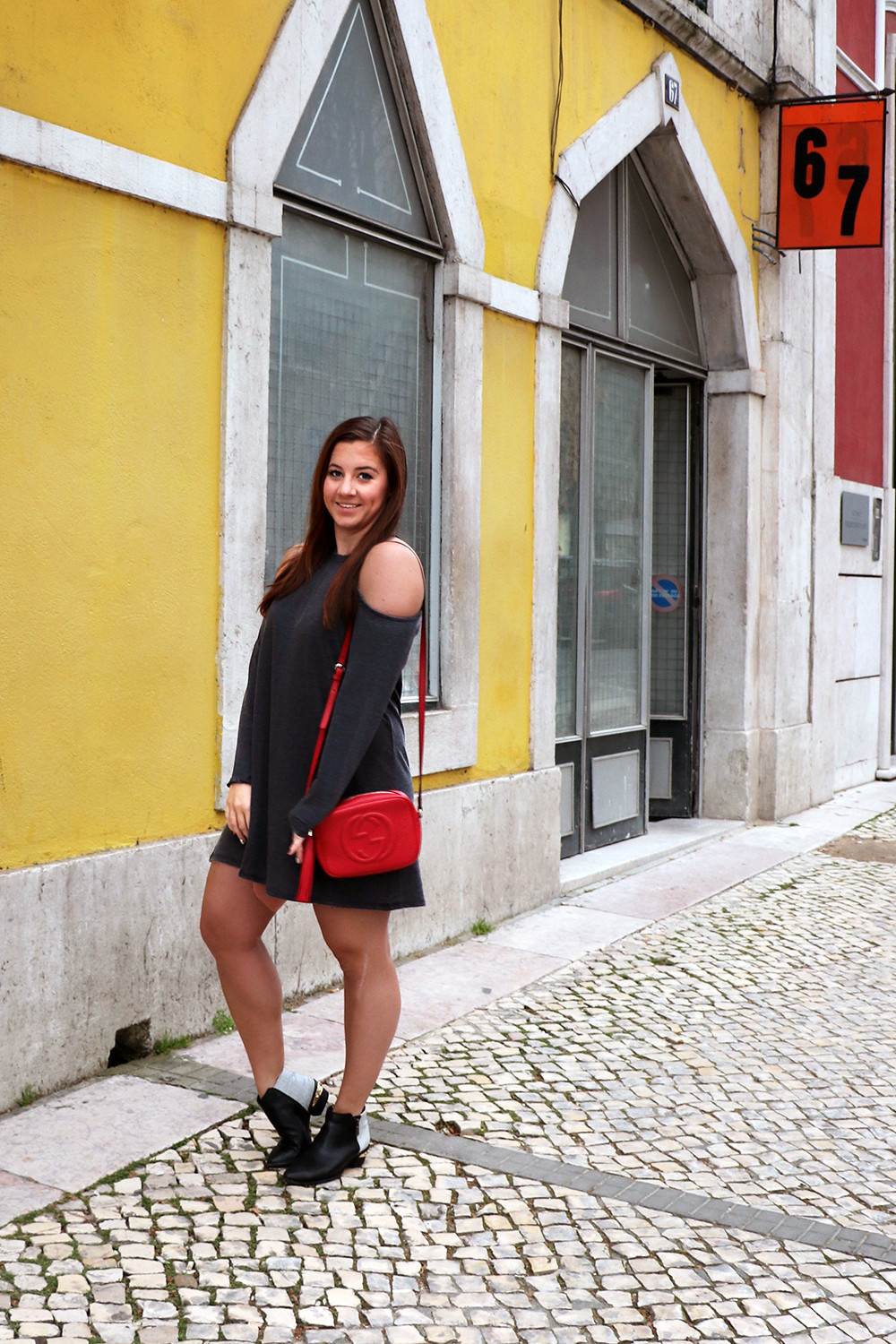 Z Supply Cold Shoulder Dress and Gucci