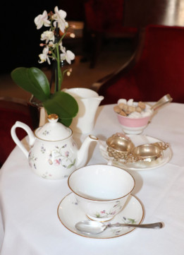 Afternoon Tea Setup at the Royal Horseguards Hotel