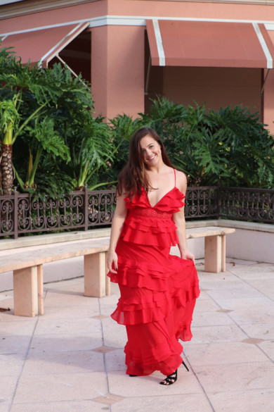 Glamorous Tiered Dress in Naples