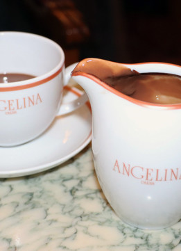 Hot Chocolate at Angelina Paris