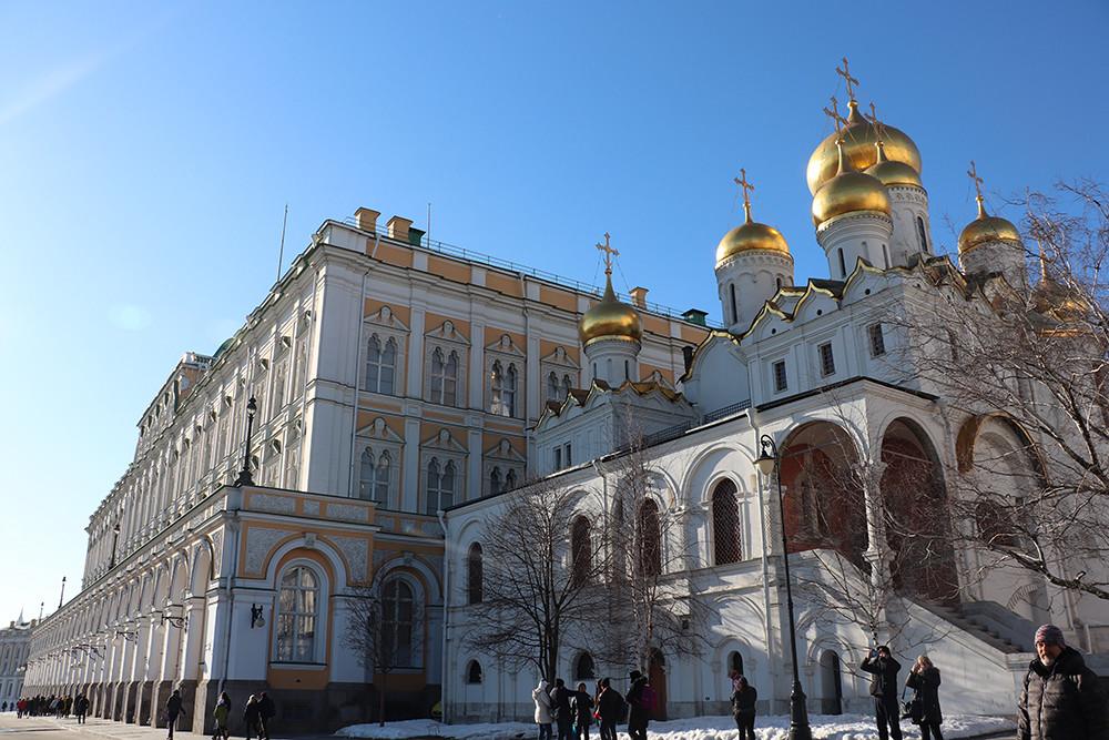 Sobornaya Square at Moscow Kremlin